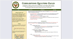 Desktop Screenshot of cobblestonequilters.com
